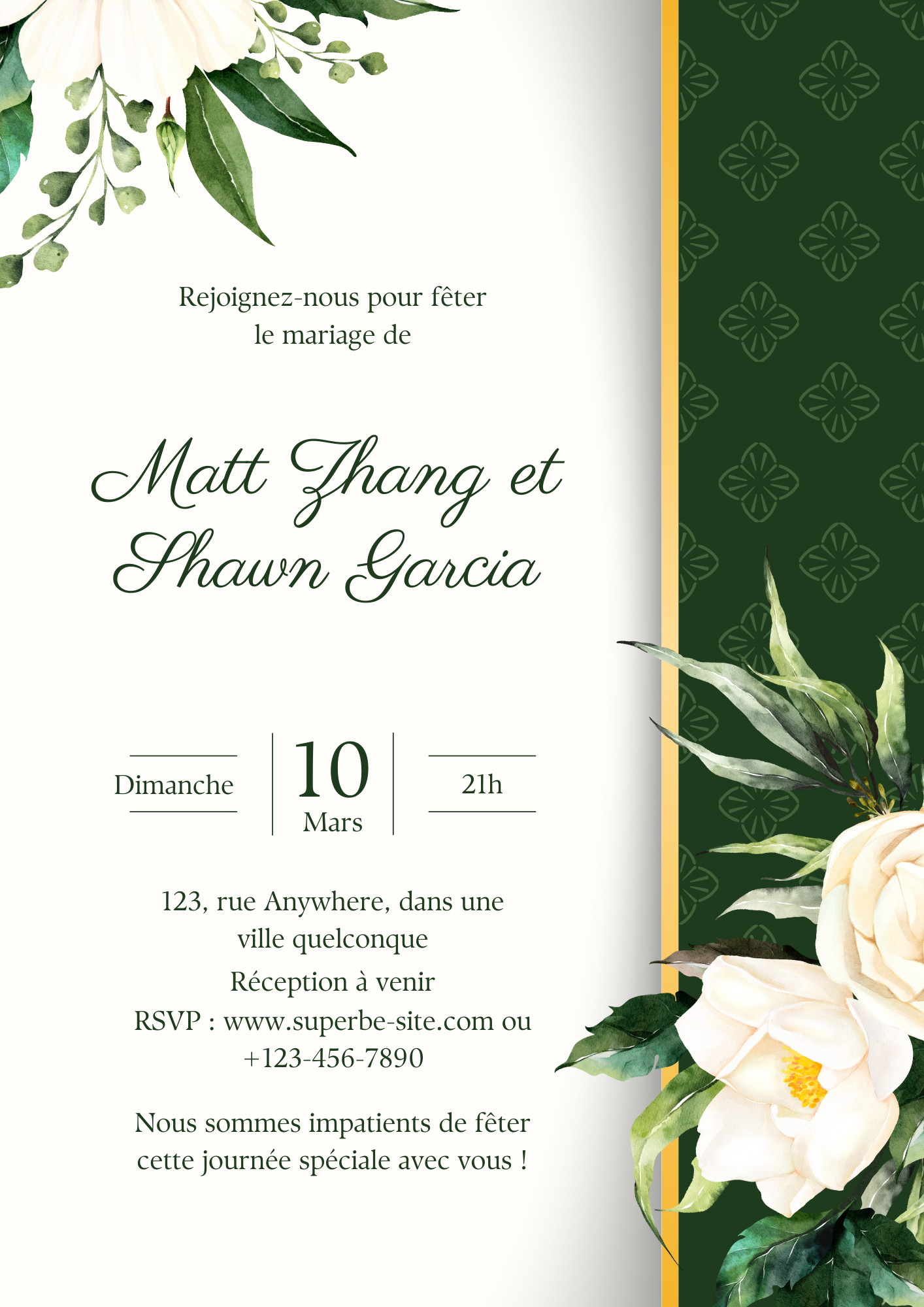 carte de mariage – Image 3